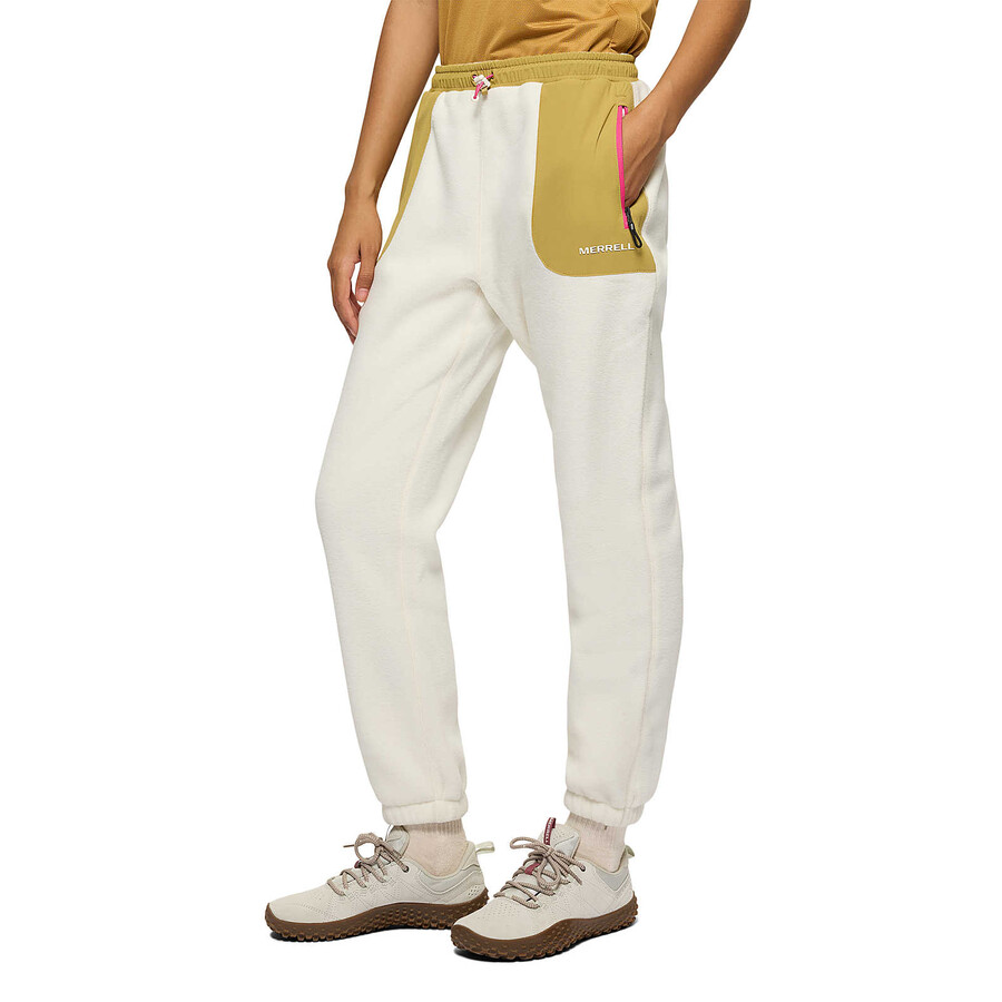 women - jungle fleece jogger - pants chalkdesert
