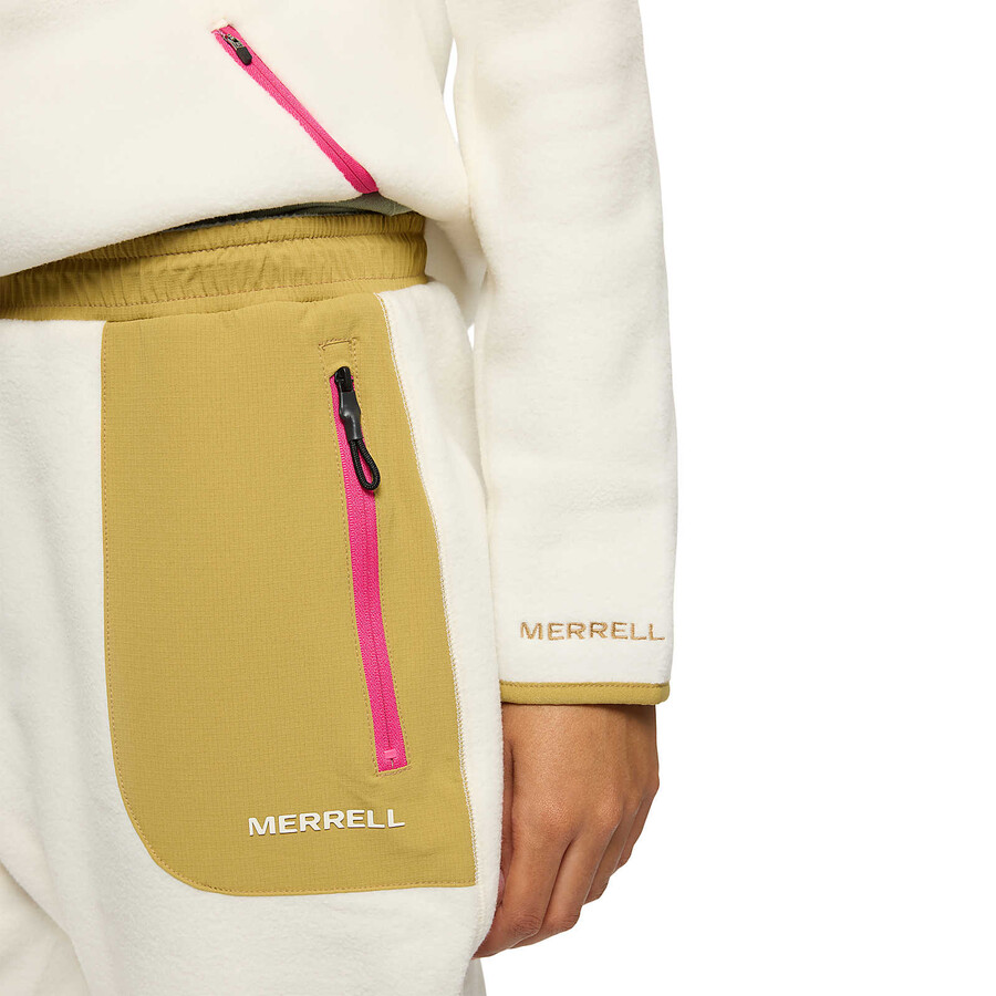 women - jungle fleece jogger - pants chalkdesert