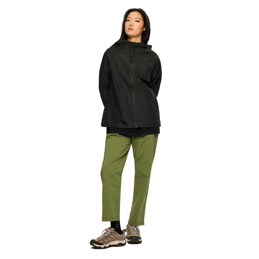 women - rain shell jacket - jackets black