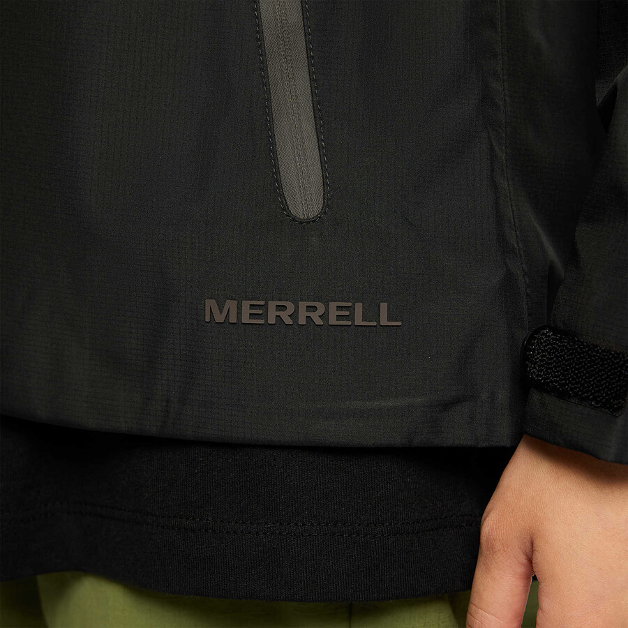 women - rain shell jacket - jackets black