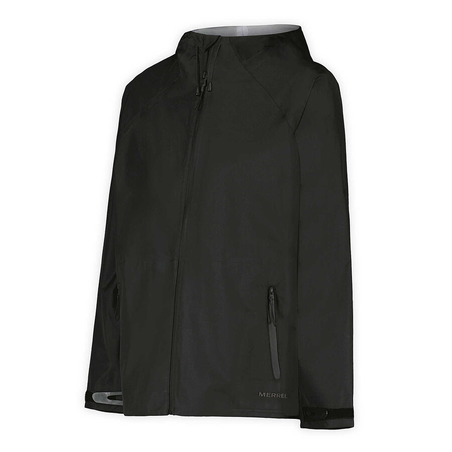 women - rain shell jacket - jackets black