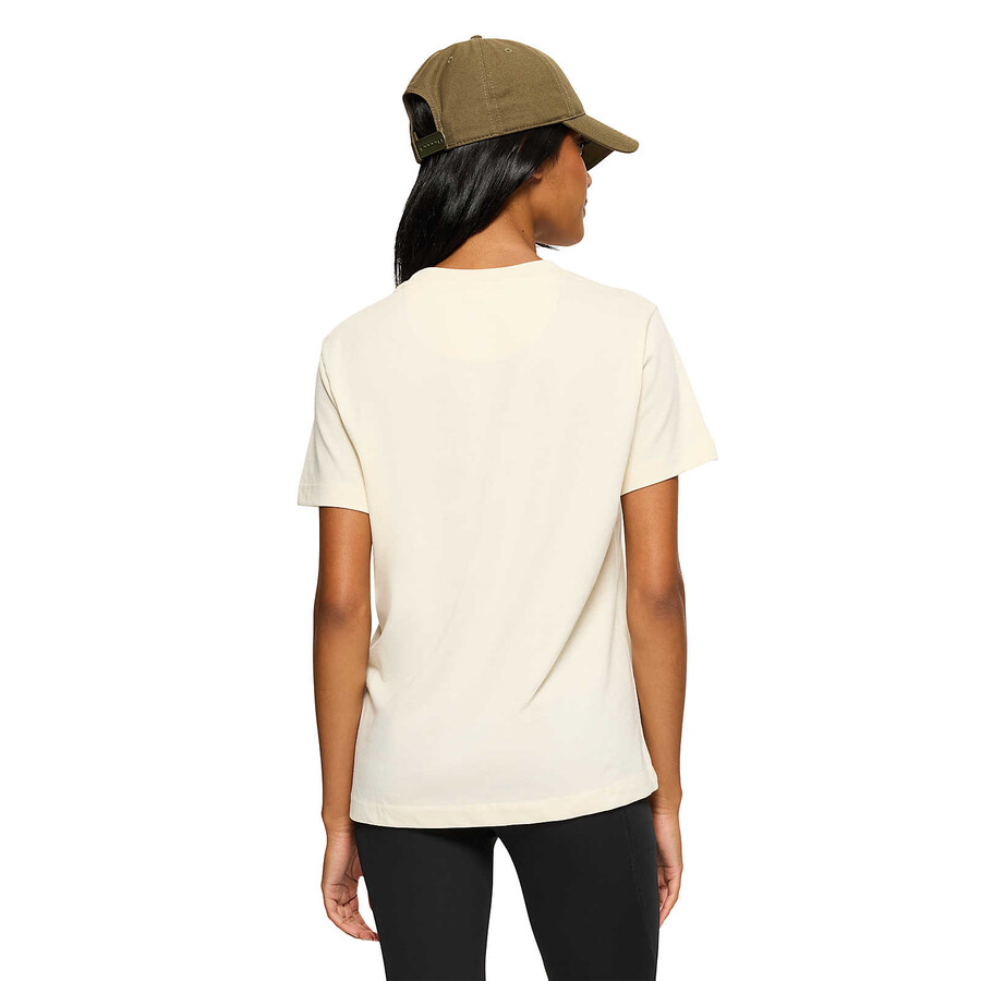 women - relaxed pocket short sleeve tee - short sleeves chalk