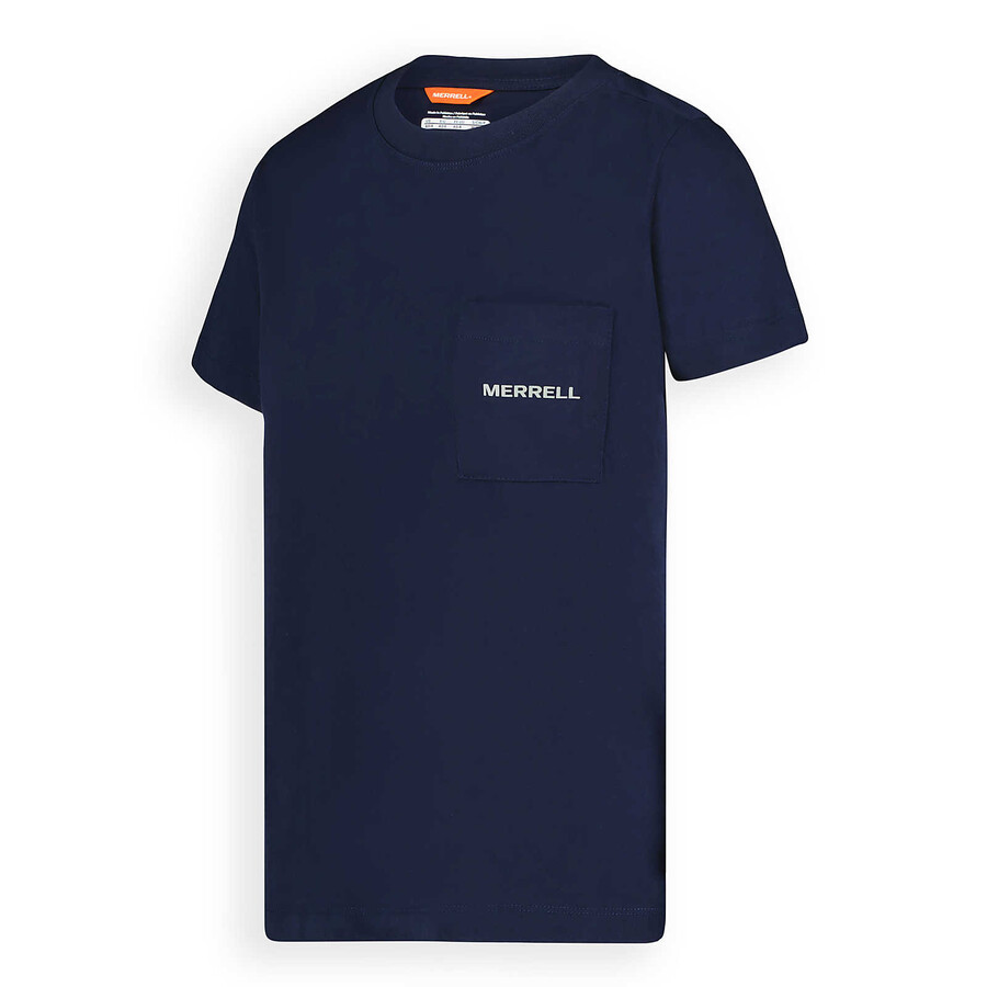 women - relaxed pocket short sleeve tee - short sleeves navy night