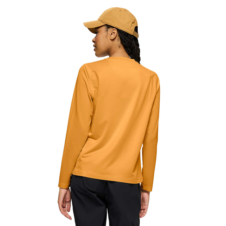 women - active long sleeve tee - long sleeves harvest