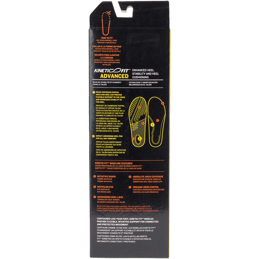 women - kinetic fit advanced footbed insoles us wool