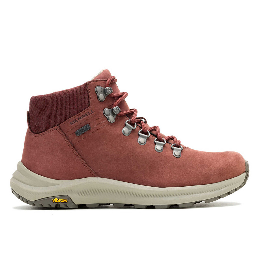 women ontario mid waterproof hiking boots raisin