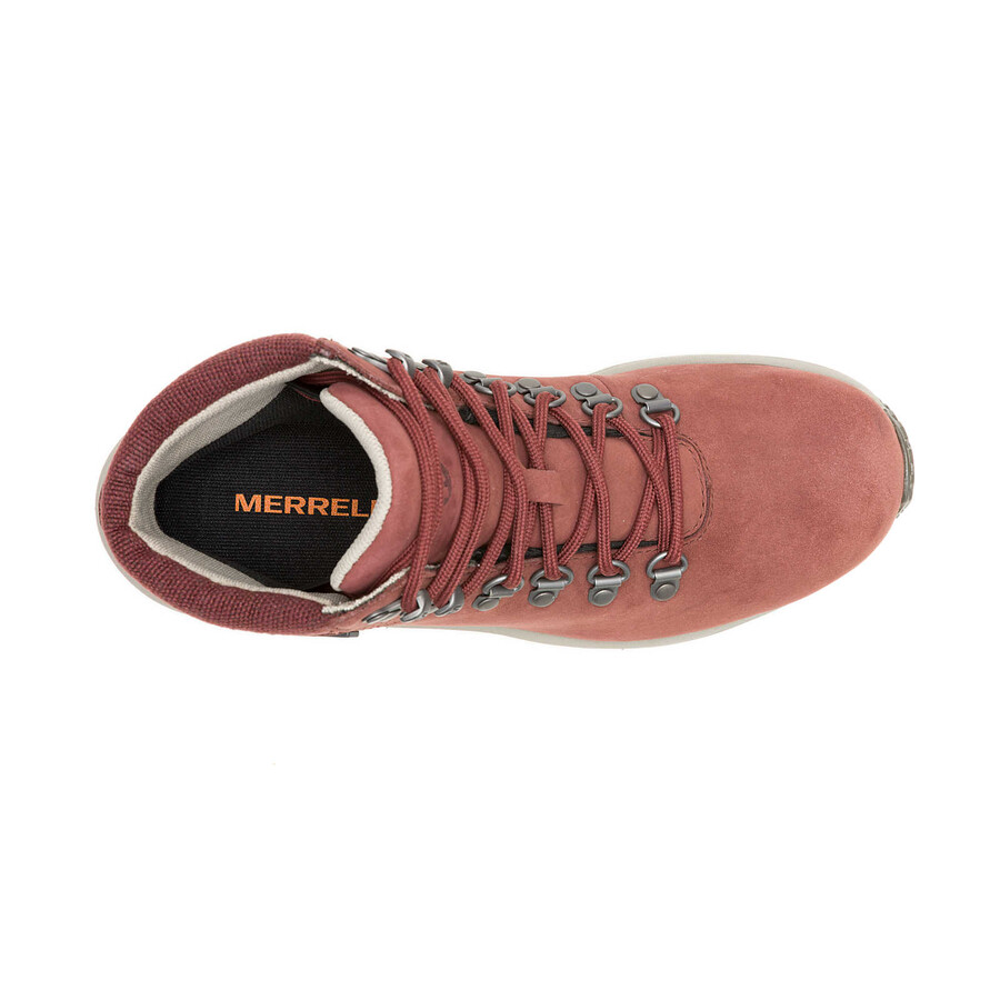 women ontario mid waterproof hiking boots raisin